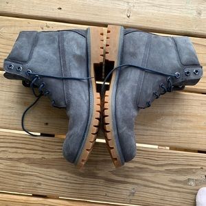 Men’s Navy Timberland 6 inch Waterproof Boots